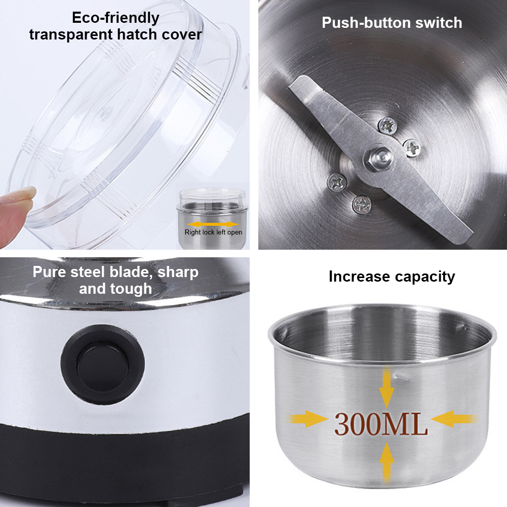 Coffee Bean Grinder Electric - Elektryczny młynek do kawy, młynek do