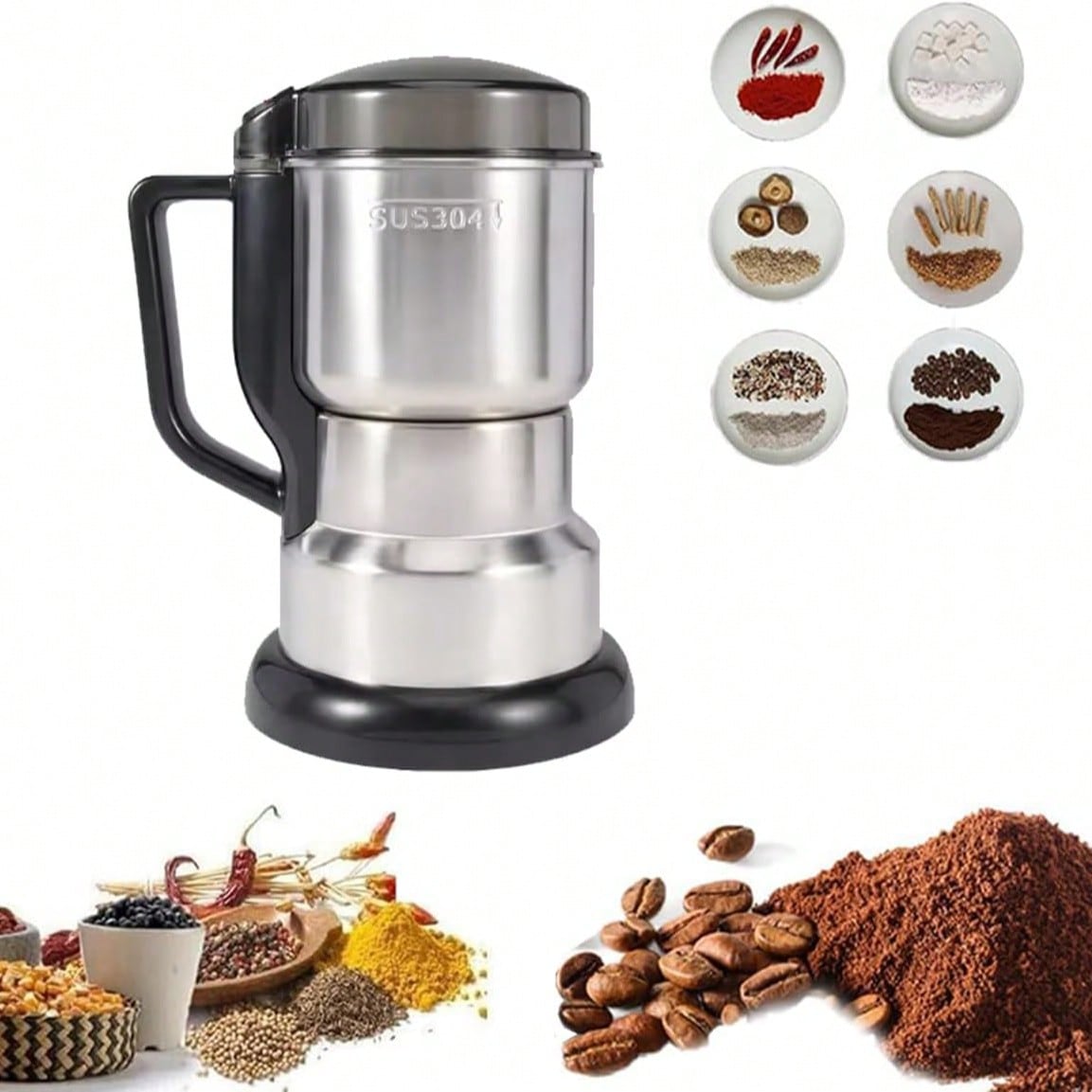 Młynek do kawy, silny silnik o – Coffee Bean Grinder Electric recenzja i cena